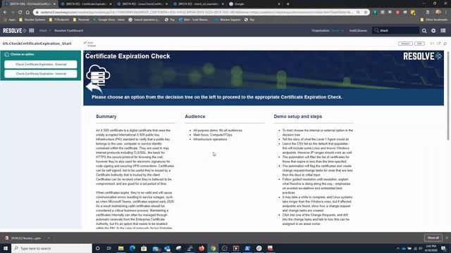 Resolve Actions - X.509 Certificates - Managing Expiring Certs смотреть онлайн