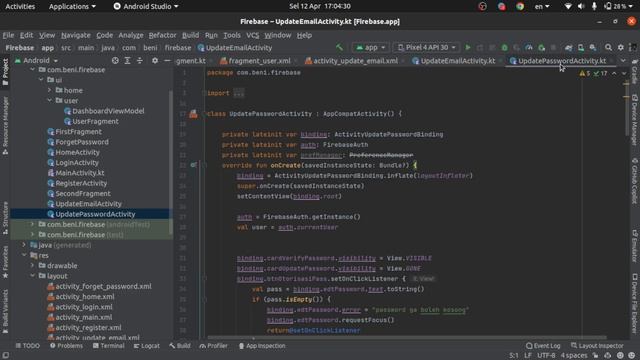 Update Email pada Project Firebase | MATERI LANJUTAN FIREBASE | KOTLIN смотреть онлайн