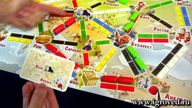 Билет на поезд Junior: Европа. Обзор настольной игры от Игроведа смотреть онлайн