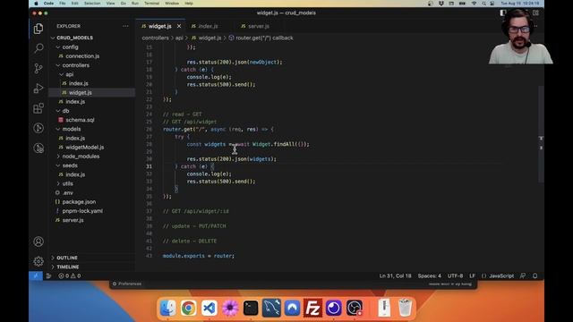 Building CRUD Routes with Express.js and Sequelize смотреть онлайн