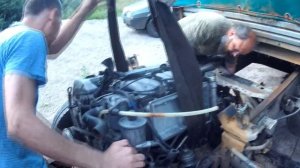 Ставим двигатель от Мерседес Гелендваген на китайский грузовик Фав 1041