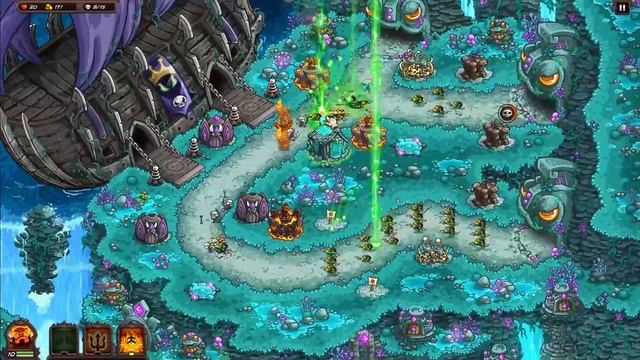 Kingdom Rush Vengeance прохождение 17 эпизод: Берега магиники смотреть онлайн