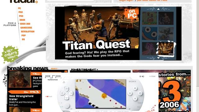 PSP on Games Radar смотреть онлайн