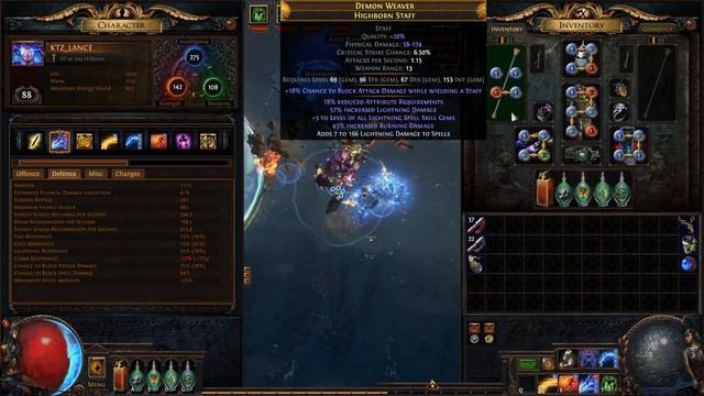 [Path of Exile 3.17] Crackling Lance Elementalist Day 2 Update | PoE Archnemesis SSF смотреть онлайн