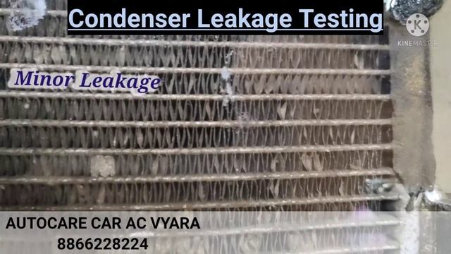 Car Ac condenser Leakage Testing смотреть онлайн