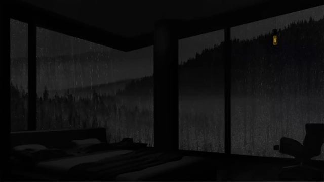 Deep Sleep With Relaxing Rain Sounds | Gentle Thunder And White Noise For A Peaceful Night's Rest