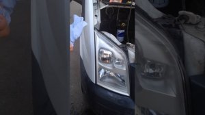 Восстановление фар на Ford Transit