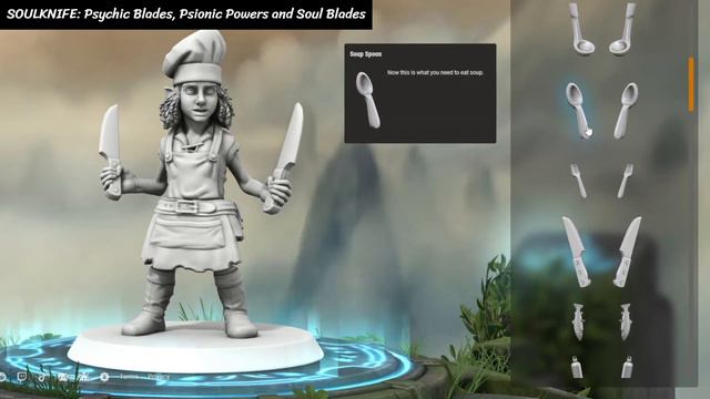 Chef Jada - Halfling Soulknife Rogue, Aberrant Mind Sorcerer and Land Druid - Character Craft смотреть онлайн