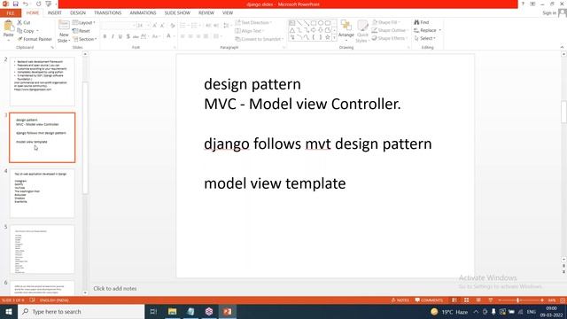 DJANGO Tutorials || Demo - 3 || By Mr. Wilson On 09-03-2022 @8:30AM IST