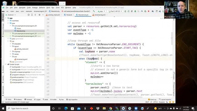 Android App: Read and Parse a local XML file смотреть онлайн
