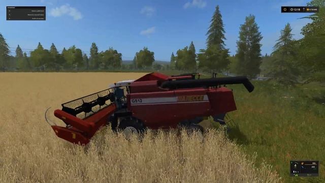 МОД КОМБАЙН PALESSE GS12 ДЛЯ FARMING SIMULATOR 2017 смотреть онлайн
