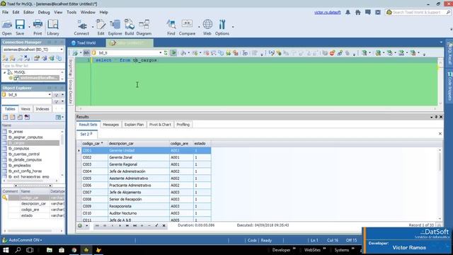 .:. Interactuando desde el Visual FoxPro al Servidor MySQL Server .:. - Parte 3° смотреть онлайн