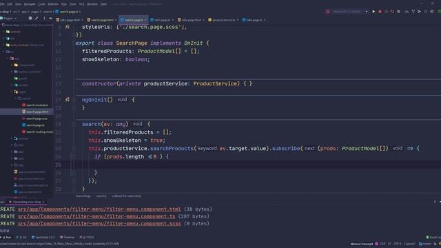 11. Implementing Search Bar Functionality смотреть онлайн