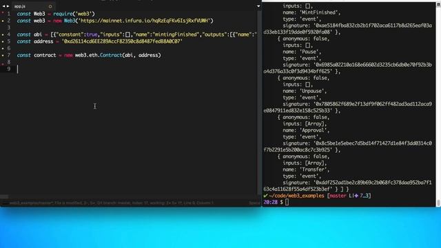 Smart Contract Events · Web3.js · #6 Ethereum Blockchain Development Crash Course смотреть онлайн