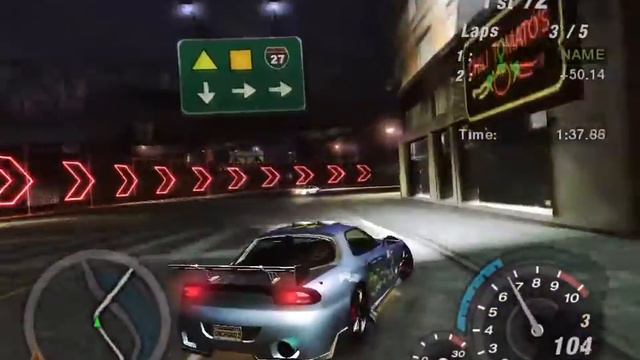 Defeating Caleb in NEED FOR SPEED U2 смотреть онлайн