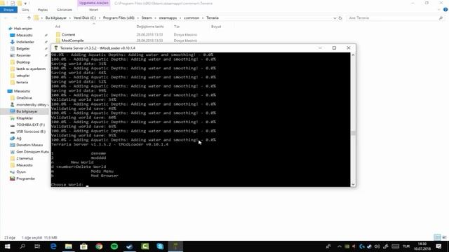 Terraria'da Modlu Server Nasıl Kurulur / Terraria Modlu Server Kurulumu EN BASİT HALİ смотреть онлайн
