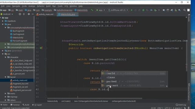 BottomNavigationView + Fragment+ RecyclerView || *Part- One* || Advance Android Tutorial* смотреть онлайн