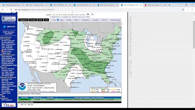 Tropics, Fire, Heavy Rain, and Thunderstorms 7/1/20 смотреть онлайн