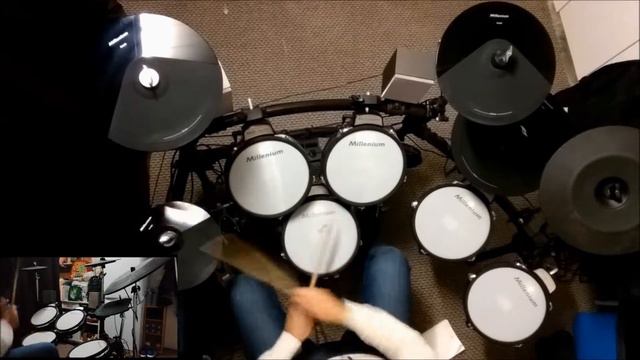 Terror Zone - Kreator - Drum cover with Millenium MPS 750 смотреть онлайн