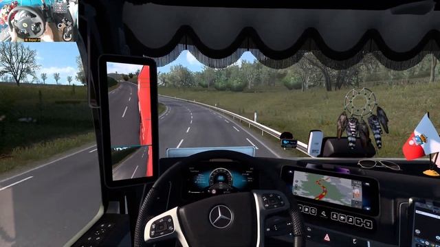 ETS2 Gameplay 4K Driving a Mercedes Actros MP5 1851 in Promods from Stuttgart to Bourges смотреть онлайн