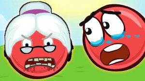 Новый КРАСНЫЙ ШАР, Шарик спасает бабушку, мультик игра Детский летсплей #56