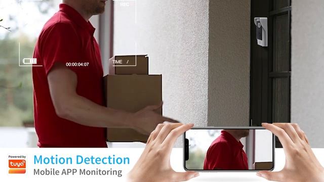 4 WIRE VIDEO DOOR PHONE WITH TUYA смотреть онлайн