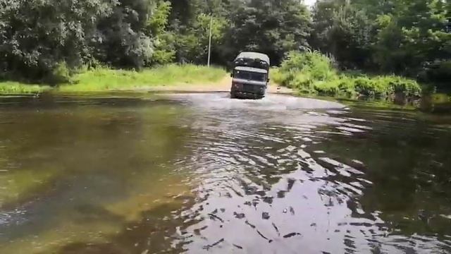 Газ-66 преодоление брода смотреть онлайн