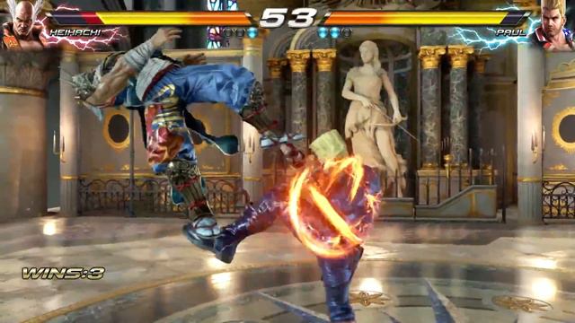 Tekken 7: Heihachi VS Paul 1080P 60FPS (PS4) смотреть онлайн