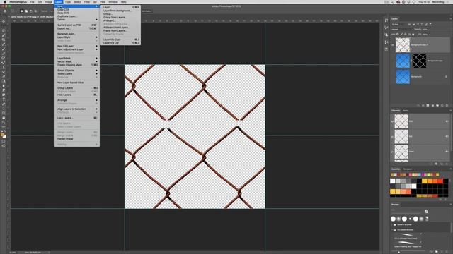 Concept Art - How to make a Chain Link Fence with Photoshop Patterns смотреть онлайн