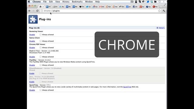 Disabling Java in all the browsers on OSX смотреть онлайн