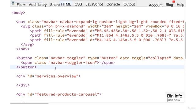 Build Bootstrap Navigation | Set Up a Bootstrap Website | Lecture 9 смотреть онлайн