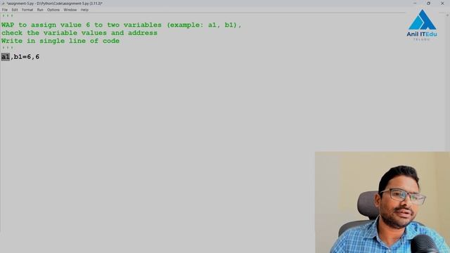 P14 - Python Variables Assignment [తెలుగు] смотреть онлайн