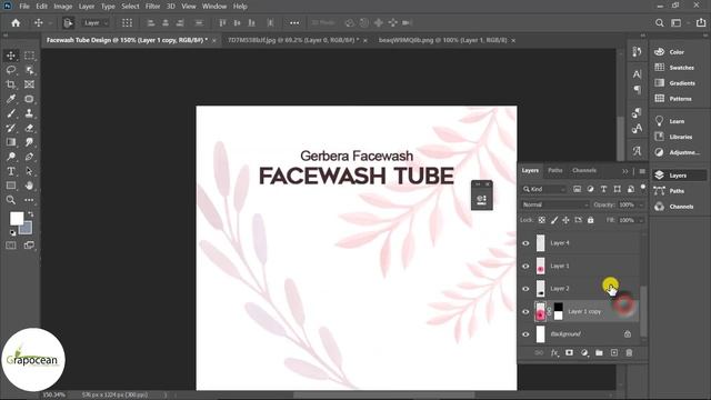 Packaging Graphic Design | Cosmetic Tube | Adobe Photoshop Tutorial смотреть онлайн