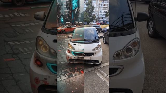Smart city coupe transformation into cyberpunk смотреть онлайн