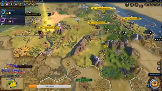 Civilization VI - Цивилизация 6. Прохождение за Россию. Начало с нуля. смотреть онлайн