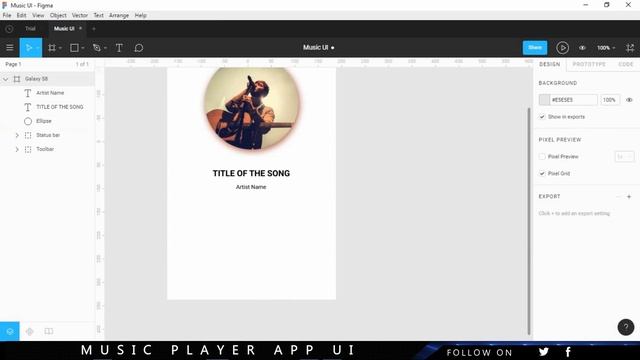 Music Player App UI Design смотреть онлайн