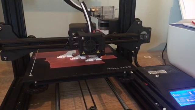 Printing 3 flexi-rex keychain on an Anycubic Mega Zero смотреть онлайн