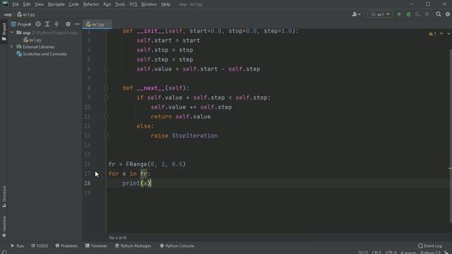#19. Магические методы __iter__ и __next__ | Объектно-ориентированное программирование Python смотреть онлайн