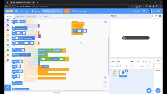 The BEST Pen Slider Tutorial in Scratch! | Animated value picker addon to your games! | Coder Arche смотреть онлайн