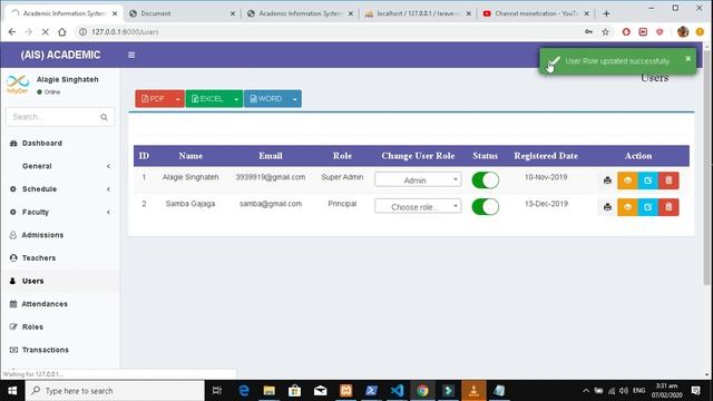 Lravel 6 Student Information System Part 52 (Project Overview) with modules Step by Step смотреть онлайн