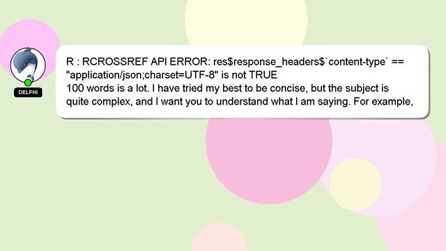 R : RCROSSREF API ERROR: res$response_headers$`content-type` == "application/json;charset=UTF-8" is смотреть онлайн