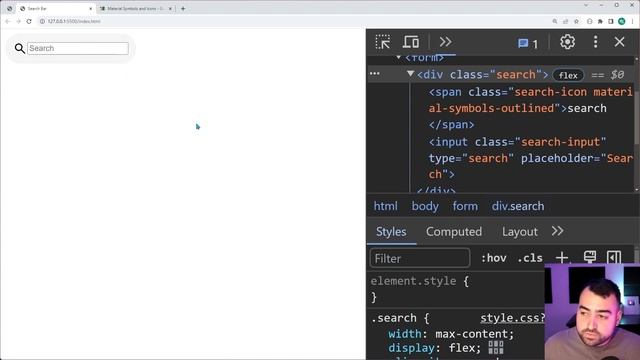 Creating a Stylish Search Bar for Your Website: HTML & CSS Tutorial смотреть онлайн
