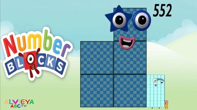 Blue Numberblocks 500 Counting Up To 600