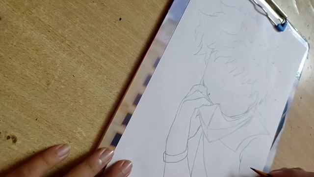 Izuku Midoriya ( Deku ) My Hero Academia easy pencil sketch & line art anime смотреть онлайн