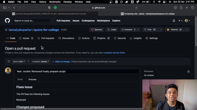 GitHub Project Management 101: Pull Request смотреть онлайн