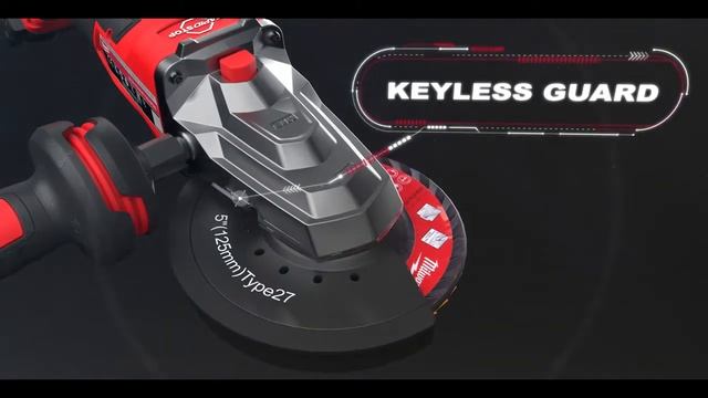 Milwaukee M18 FSAGF125XPDB-0X Low Profile Angle Grinder смотреть онлайн