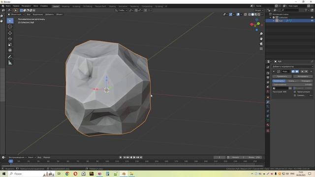 Генерируем low poly камни и скалы в Blender - Создаём камень в два клика /Как создать игру [Урок140 смотреть онлайн