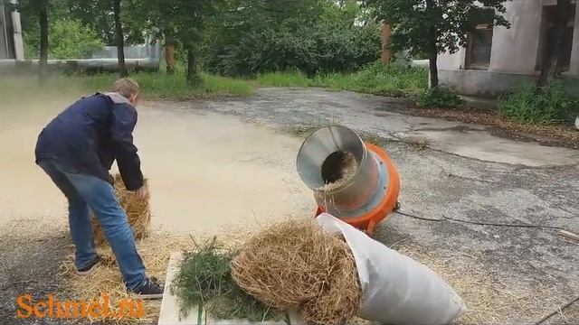 Измельчитель соломы "Шмель" 7,5 кВт смотреть онлайн