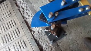 Pipe bending on a manual pipe bending machine. #lever_tubber #hand_tubber #tube_tubber  #tubebreaker
