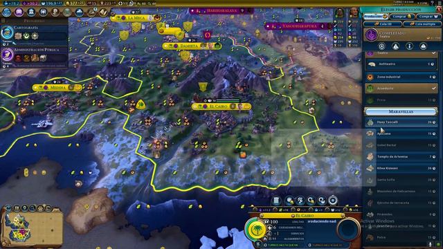 Tutorial Civilization VI Parte 4 - Quesque optimizando nuestro imperio... смотреть онлайн